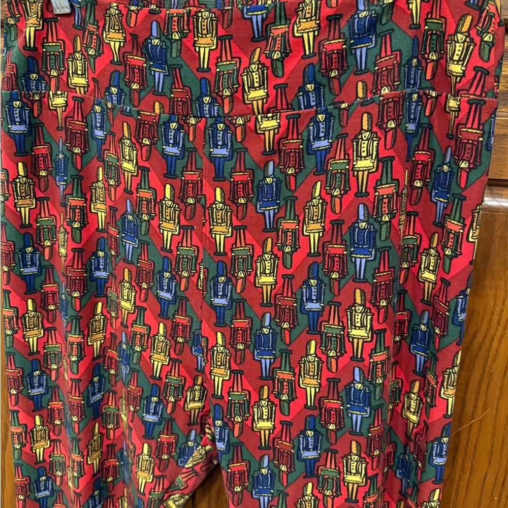 Lularoe TC2 Leggings Holiday Nutcrackers Christmas